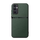 For Samsung Galaxy A54 5G Litchi Leather Magnetic Full Coverage Shockproof Phone Case(Green) - 1