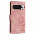 For Google Pixel 10 Pro XL Tulips Embossed Leather Phone Case with Lanyard(Pink) - 3