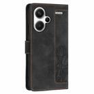 For Redmi Note 13 Pro+ 5G Tulips Embossed Leather Phone Case with Lanyard(Black) - 3