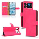 For Cubot A20 Skin Feel Magnetic Flip Leather Phone Case(Rose Red) - 1