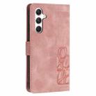 For Samsung Galaxy S24 5G Tulips Embossed Leather Phone Case with Lanyard(Pink) - 3