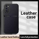 For Samsung Galaxy S20 FE 4G / 5G Litchi Leather Magnetic Full Coverage Shockproof Phone Case(Navy Blue) - 2