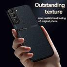 For Samsung Galaxy S21 5G Litchi Leather Magnetic Full Coverage Shockproof Phone Case(Black) - 3