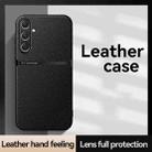 For Samsung Galaxy S23 5G Litchi Leather Magnetic Full Coverage Shockproof Phone Case(Black) - 2