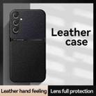 For Samsung Galaxy S23 5G Litchi Leather Magnetic Full Coverage Shockproof Phone Case(Yellow) - 2