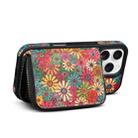 For iPhone 13 Pro Max Denior D23 MagSafe Detachable Zipper Wallet Holder Phone Case(Green) - 3