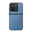 For Xiaomi 15 Pro Litchi Leather Magnetic Full Coverage Shockproof Phone Case(Blue) - 1