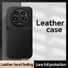For Xiaomi 14 Ultra Litchi Leather Magnetic Full Coverage Shockproof Phone Case(Blue) - 2