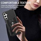 For Samsung Galaxy S24+ 5G Ring Holder Armor Hybrid Phone Case(Black) - 3