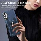 For Samsung Galaxy S24+ 5G Ring Holder Armor Hybrid Phone Case(Blue) - 3
