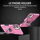For Samsung Galaxy A05 Ring Holder Armor Hybrid Phone Case(Pink) - 2