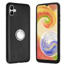 For Samsung Galaxy F14 5G Matte Ring Holder TPU Phone Case(Silver) - 1