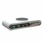F9A 6 in 1 72W Multifunctional Smart Charger with LED Ambient Light, Plug:UK Plug - 1
