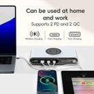 F9A 6 in 1 72W Multifunctional Smart Charger with LED Ambient Light, Plug:UK Plug - 5