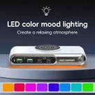 F9A 6 in 1 72W Multifunctional Smart Charger with LED Ambient Light, Plug:UK Plug - 6