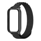 For Xiaomi Smart Band 9 Active / Redmi Band 3 Mijobs Metal Shell Nylon Watch Band(Black) - 2