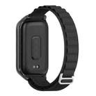 For Xiaomi Smart Band 9 Active / Redmi Band 3 Mijobs Metal Shell Nylon Watch Band(Black) - 3