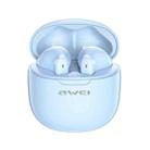 awei T68 ENC Noise Reduction Wireless Bluetooth Gaming Earphone(Blue) - 1