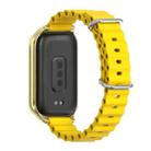 For Xiaomi Smart Band 9 Active / Redmi Band 3 Mijobs Metal Shell Marine Silicone Watch Band(Yellow Gold) - 3