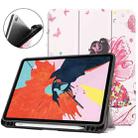 For iPad Air 2022 / 2020 10.9 TPU Colored Drawing Horizontal Flip Leather Case with Three-folding Holder & Sleep / Wake-up Function(Elf Girl) - 1