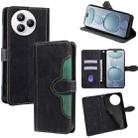 For Xiaomi Civi 5 Pro 5G Skin Feel Magnetic Buckle Leather Phone Case(Black) - 1