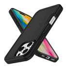 For iPhone 16 Pro Max Shockproof MagSafe Armor PC Hybrid TPU Phone Case(Black) - 2