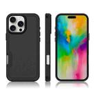 For iPhone 16 Shockproof MagSafe Armor PC Hybrid TPU Phone Case(Black) - 3
