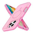 For iPhone 16 Shockproof MagSafe Armor PC Hybrid TPU Phone Case(Purple Pink) - 2