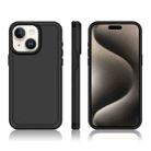 For iPhone 15 Plus Shockproof MagSafe Armor PC Hybrid TPU Phone Case(Black) - 3