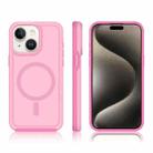 For iPhone 15 Plus Shockproof MagSafe Armor PC Hybrid TPU Phone Case(Purple Pink) - 3