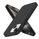 For iPhone 14 Shockproof MagSafe Armor PC Hybrid TPU Phone Case(Black) - 2