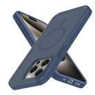 For iPhone 14 Pro Shockproof MagSafe Armor PC Hybrid TPU Phone Case(Ink Blue) - 2