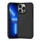 For iPhone 13 Pro Max Shockproof MagSafe Armor PC Hybrid TPU Phone Case(Black) - 1