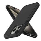 For iPhone 13 Pro Max Shockproof MagSafe Armor PC Hybrid TPU Phone Case(Black) - 2