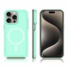 For iPhone 13 Pro Max Shockproof MagSafe Armor PC Hybrid TPU Phone Case(Mint Green+Grayish Green) - 3