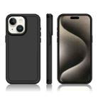 For iPhone 13 Shockproof MagSafe Armor PC Hybrid TPU Phone Case(Black) - 3