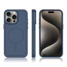 For iPhone 11 Pro Max Shockproof MagSafe Armor PC Hybrid TPU Phone Case(Ink Blue) - 3