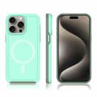 For iPhone 11 Pro Max Shockproof MagSafe Armor PC Hybrid TPU Phone Case(Mint Green+Grayish Green) - 3
