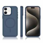 For iPhone 11 Shockproof MagSafe Armor PC Hybrid TPU Phone Case(Ink Blue) - 3