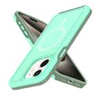 For iPhone 11 Shockproof MagSafe Armor PC Hybrid TPU Phone Case(Mint Green+Grayish Green) - 2