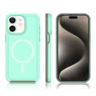 For iPhone 11 Shockproof MagSafe Armor PC Hybrid TPU Phone Case(Mint Green+Grayish Green) - 3