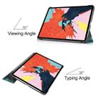For iPad Air 2022 / 2020 10.9 Colored Drawing Horizontal Flip Leather Case with Three-folding Holder & Sleep / Wake-up Function(Apricot Flower) - 7