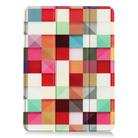 For iPad Air 2022 / 2020 10.9 Colored Drawing Horizontal Flip Leather Case with Three-folding Holder & Sleep / Wake-up Function(Magic Cube) - 1
