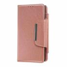 For Samsung Galaxy S25 Ultra 5G Multifunctional 7-Card Wallet Leather Phone Case(Rose Gold) - 2