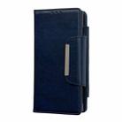 For Samsung Galaxy S25+ 5G Multifunctional 7-Card Wallet Leather Phone Case(Royal Blue) - 2