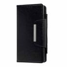 For Samsung Galaxy S25 5G Multifunctional 7-Card Wallet Leather Phone Case(Black) - 2