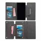 For Samsung Galaxy S25 5G Multifunctional 7-Card Wallet Leather Phone Case(Grey) - 3