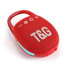 T&G TG447 Mini Portable Outdoor Sports Bluetooth Speaker(Red) - 1