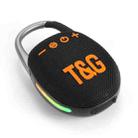 T&G TG447 Mini Portable Outdoor Sports Bluetooth Speaker(Black) - 1