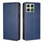 For Xiaomi 14T 5G Gloss Oil Solid Color Magnetic Leather Phone Case(Blue) - 1